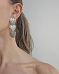 Aros tres corazones silver - Miniatura 2