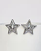 Aros estrella grande silver - Miniatura 1