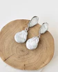 Aros nácar y perla barroca - Miniatura 1