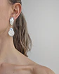 Aros nácar y perla barroca - Miniatura 3
