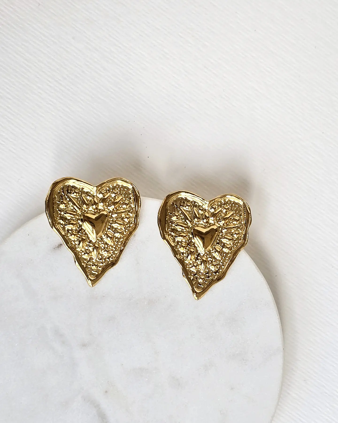 Aros corazón grande 2