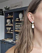 Aros de perla con racimo gold - Miniatura 5