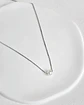 Collar con perla silver - Miniatura 1