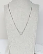 Collar con perla silver - Miniatura 3