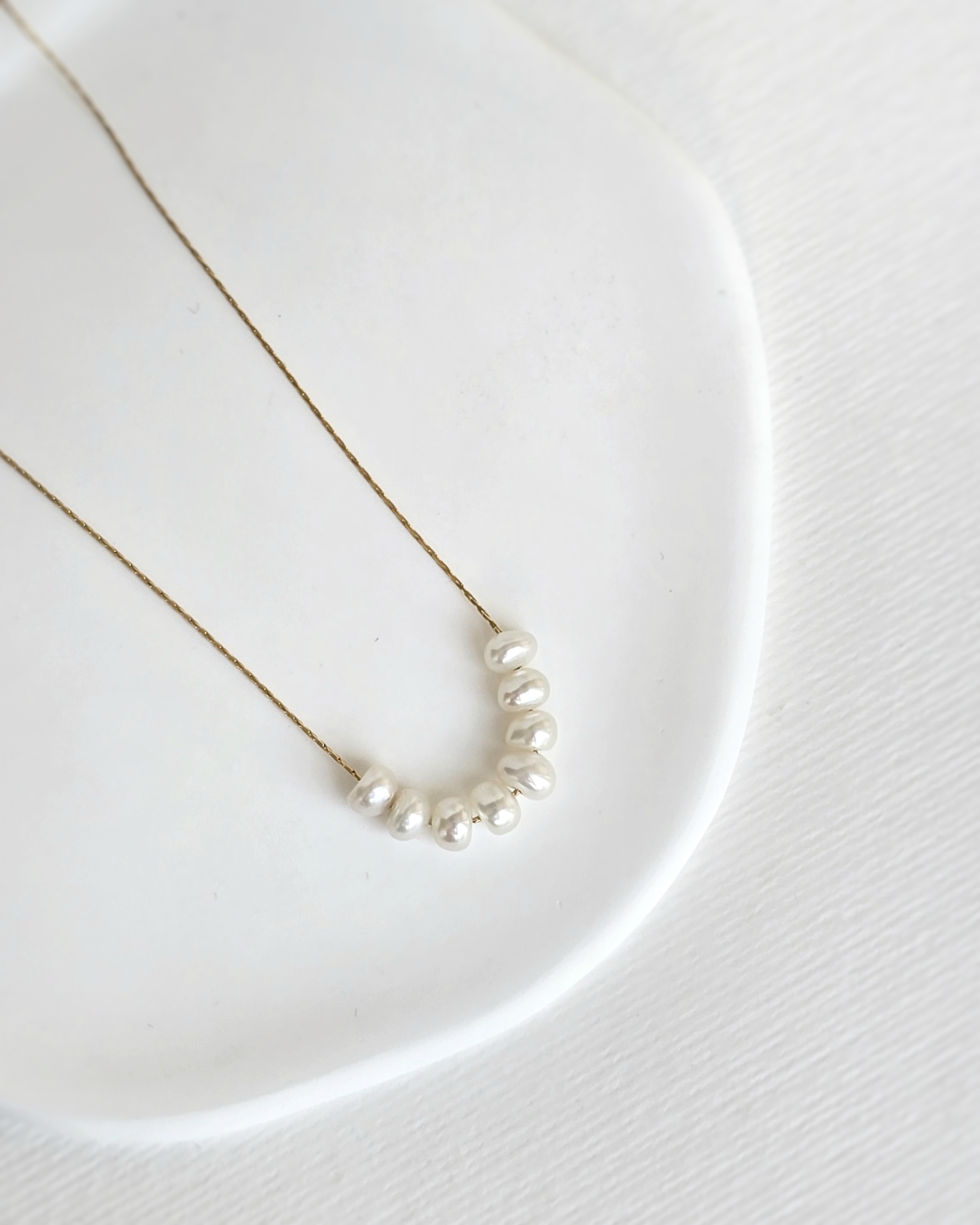 Collar varias perlas
