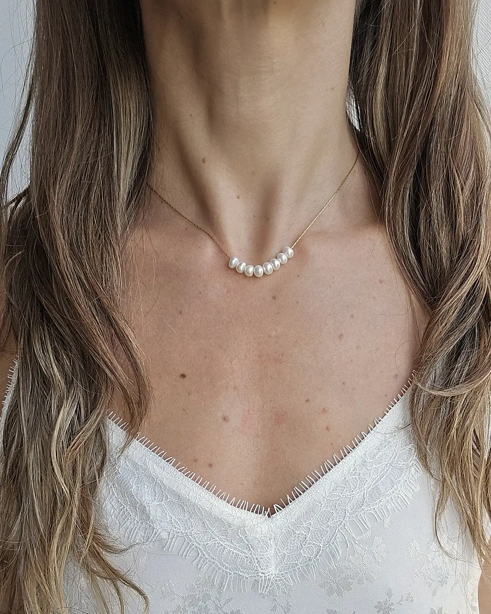 Collar varias perlas 2