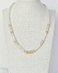 Collar Jade blanco con dorado - Miniatura 2