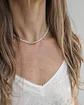 Collar Jade blanco con dorado - Miniatura 3