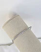 Pulsera cintillo circonitas ajustable plata - Miniatura 2