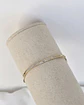 Pulsera cintillo circonitas ajustable oro - Miniatura 2