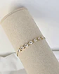 Pulsera circonitas en gota ajustable oro - Miniatura 2