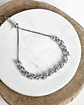 Pulsera hojas simples circonitas ajustable - Miniatura 3