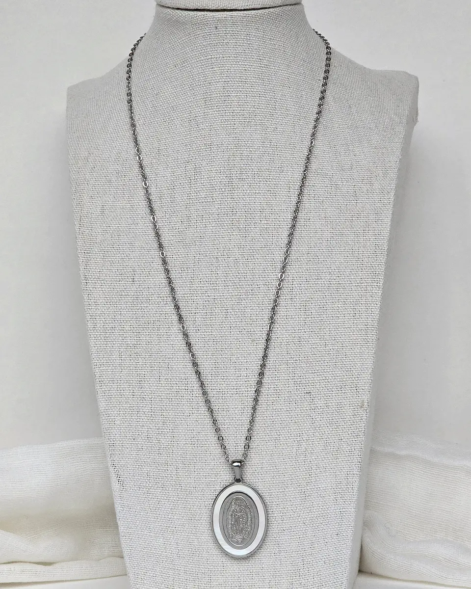 Collar virgen maría anacarado 4