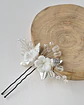 Pin doble flor porcelana - Miniatura 1