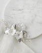 Pin doble flor porcelana - Miniatura 2