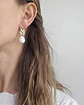 Aros circonitas y perla barroca - Miniatura 3