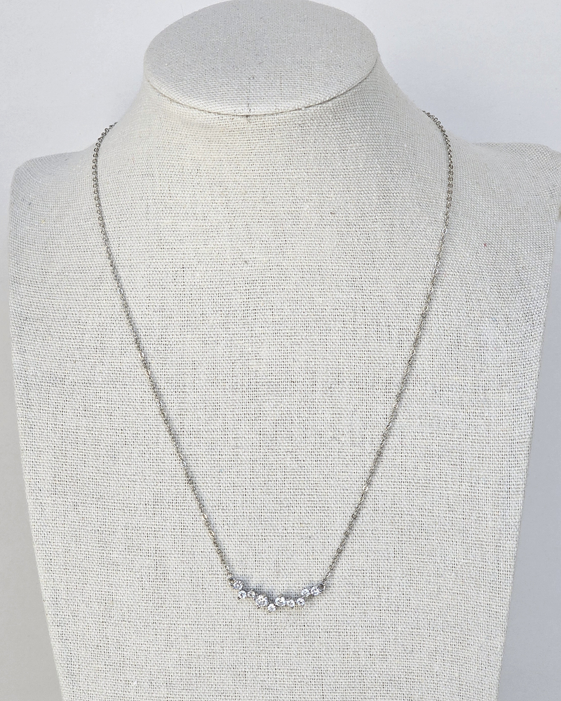 Collar circonitas distintos tamaños