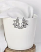 Media flor con perla silver - Miniatura 2
