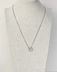 Collar círculo circonitas plata - Miniatura 2