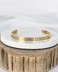 Esclava con circonitas puntos y estrellas circonitas oro - Miniatura 1