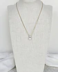 Collar de perla con circón oro - Miniatura 3