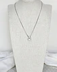Collar perla con circón plata - Miniatura 3
