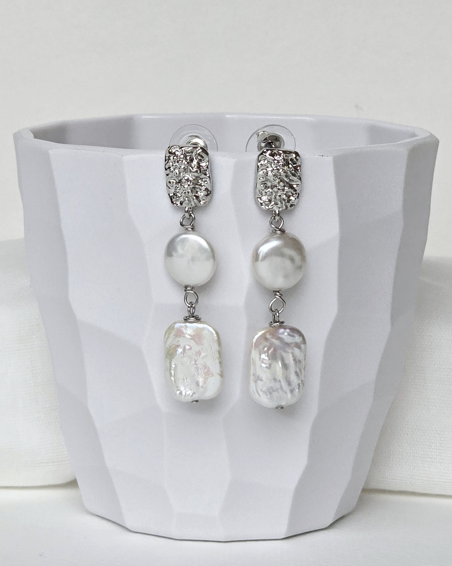 Aros perlas distintas formas