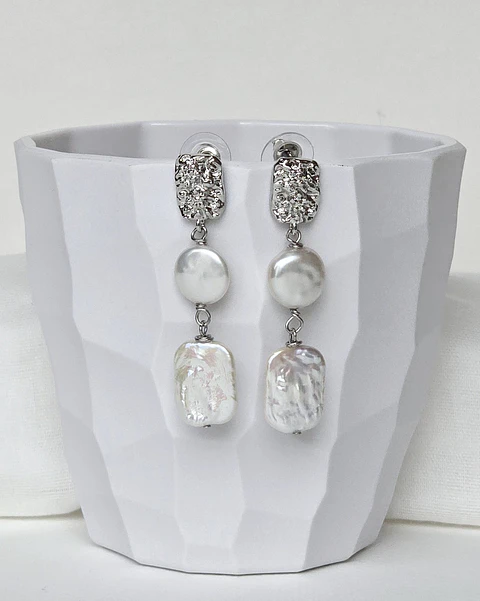 Aros perlas distintas formas