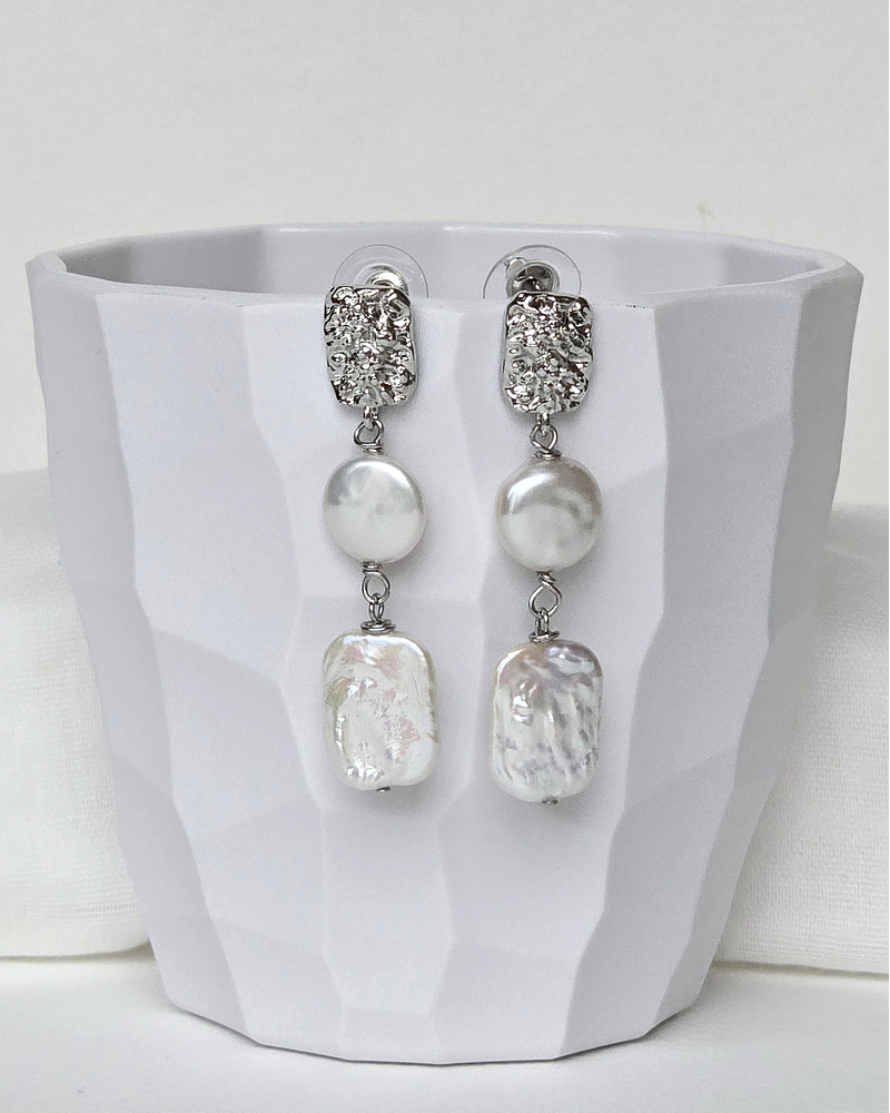 Aros perlas distintas formas