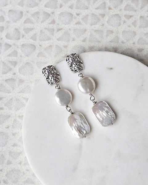 Aros perlas distintas formas