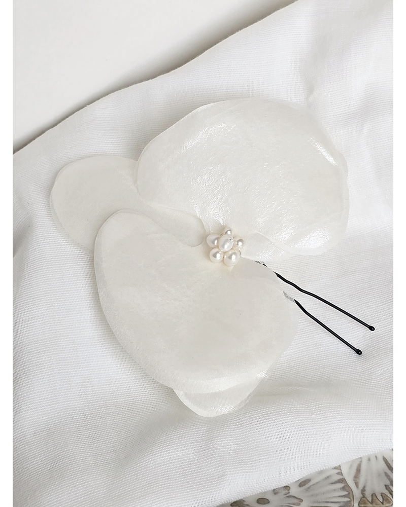 Orquídea M multicapas seda