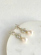 Aros circonita perla natural oro - Miniatura 2