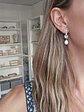 Aros circonita perla natural oro - Miniatura 3