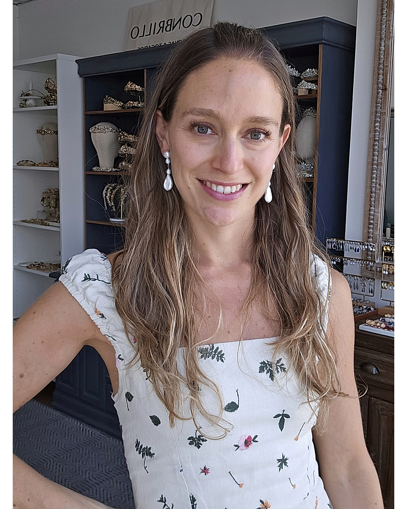 Aros perlas distintos tamaños