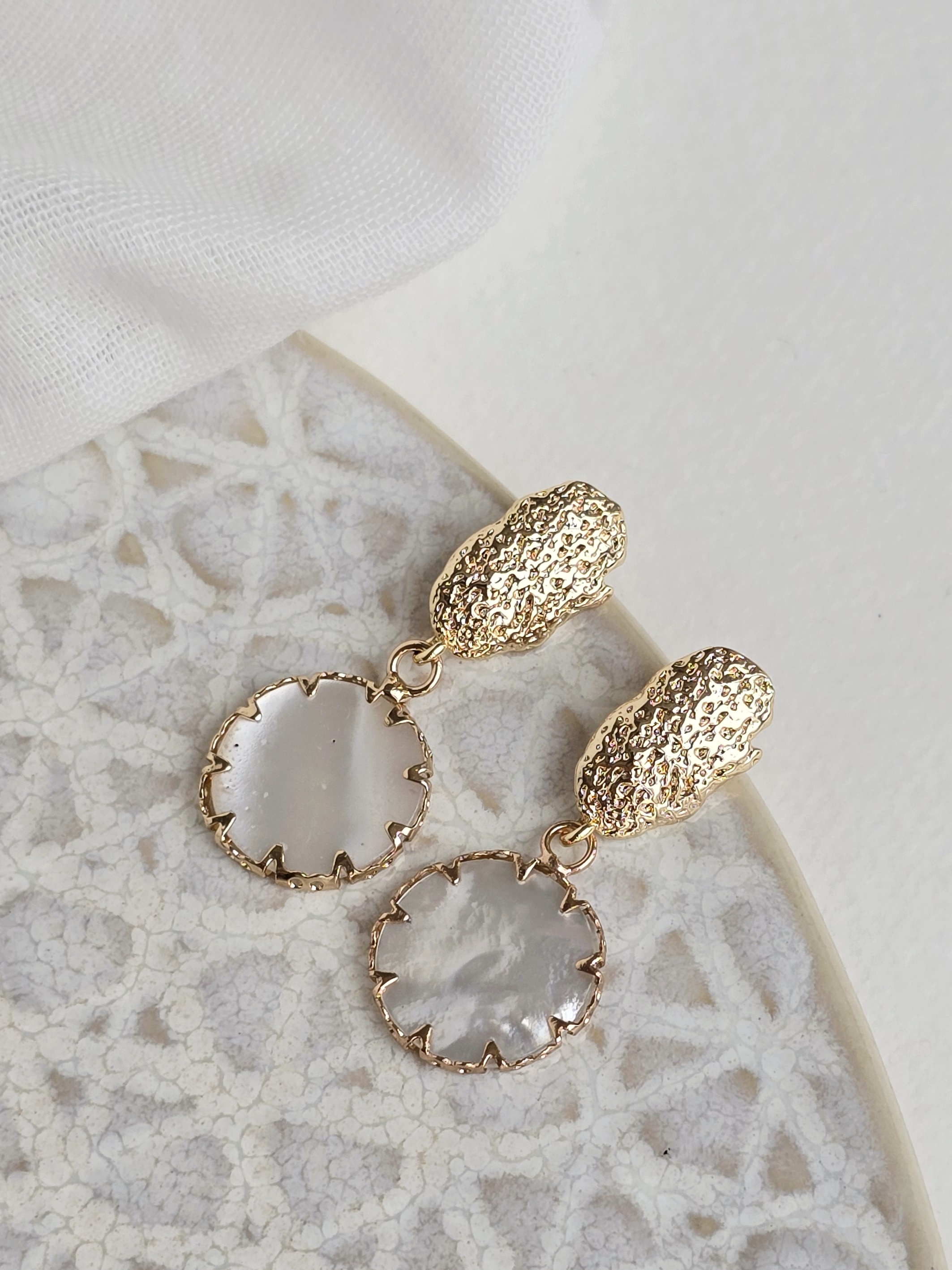 Aros concha perla