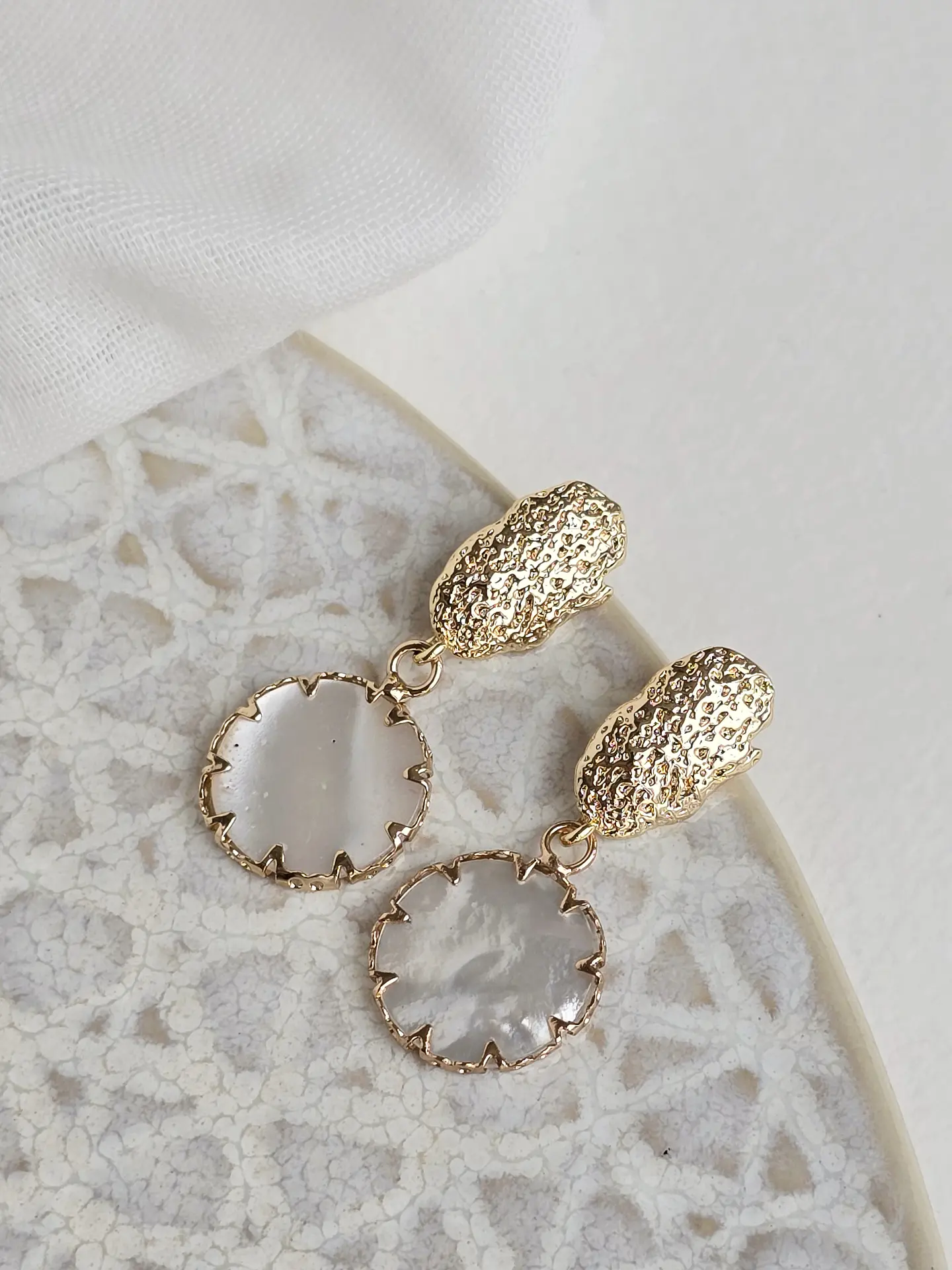 Aros concha perla 1