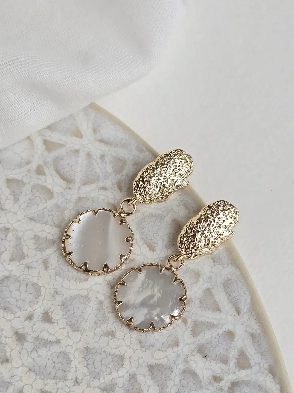 Aros concha perla 1