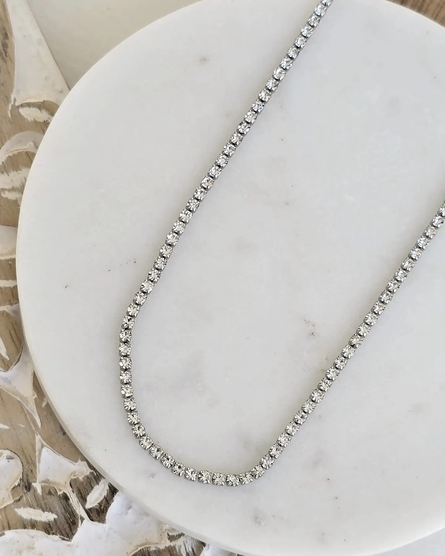 Collar circonitas choker 2