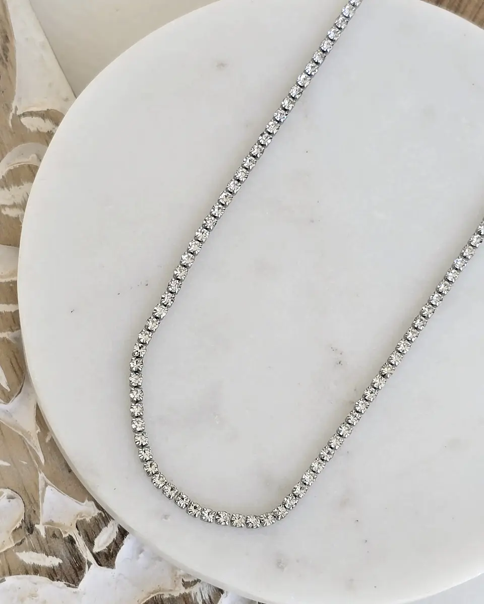 Collar circonitas choker 2