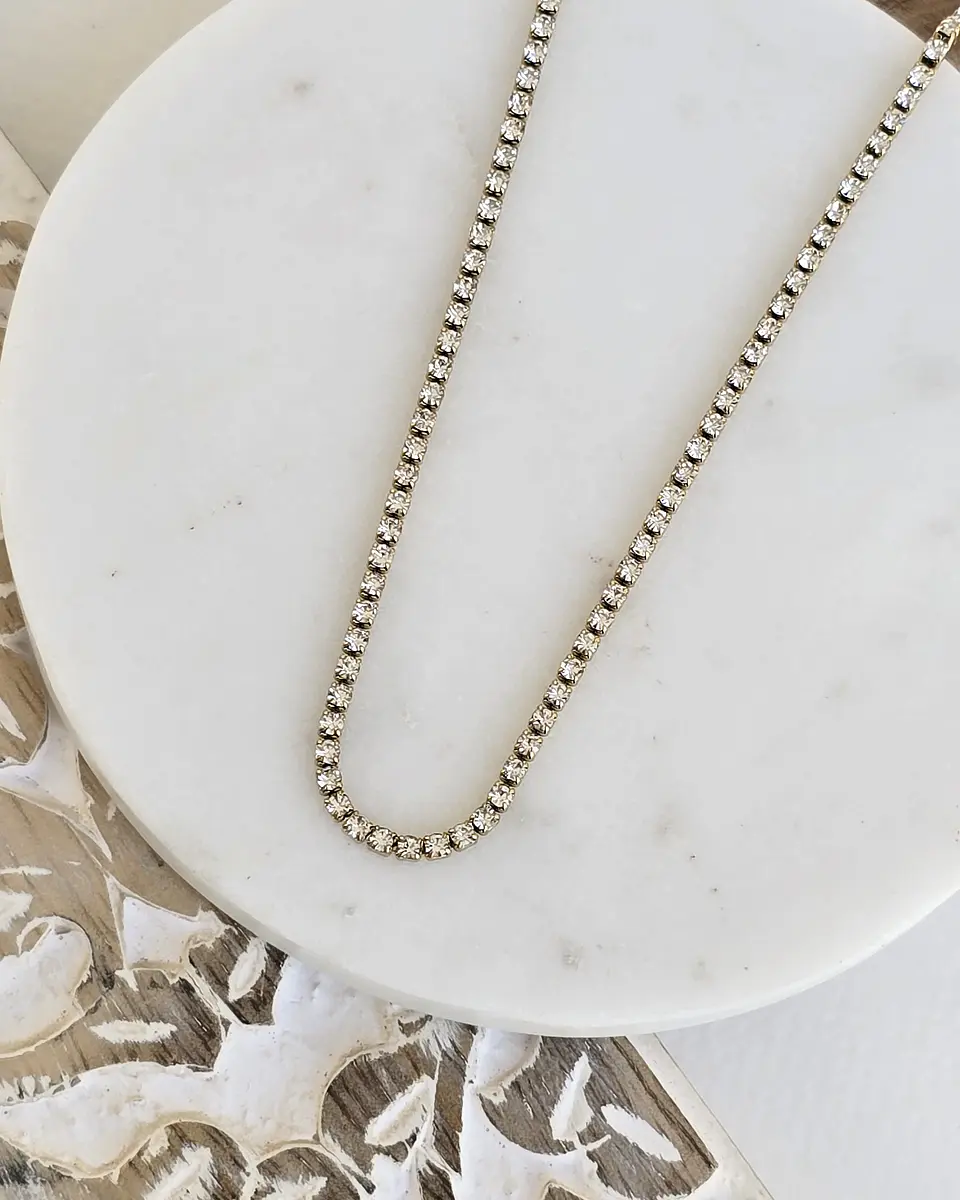 Collar circonitas choker 3