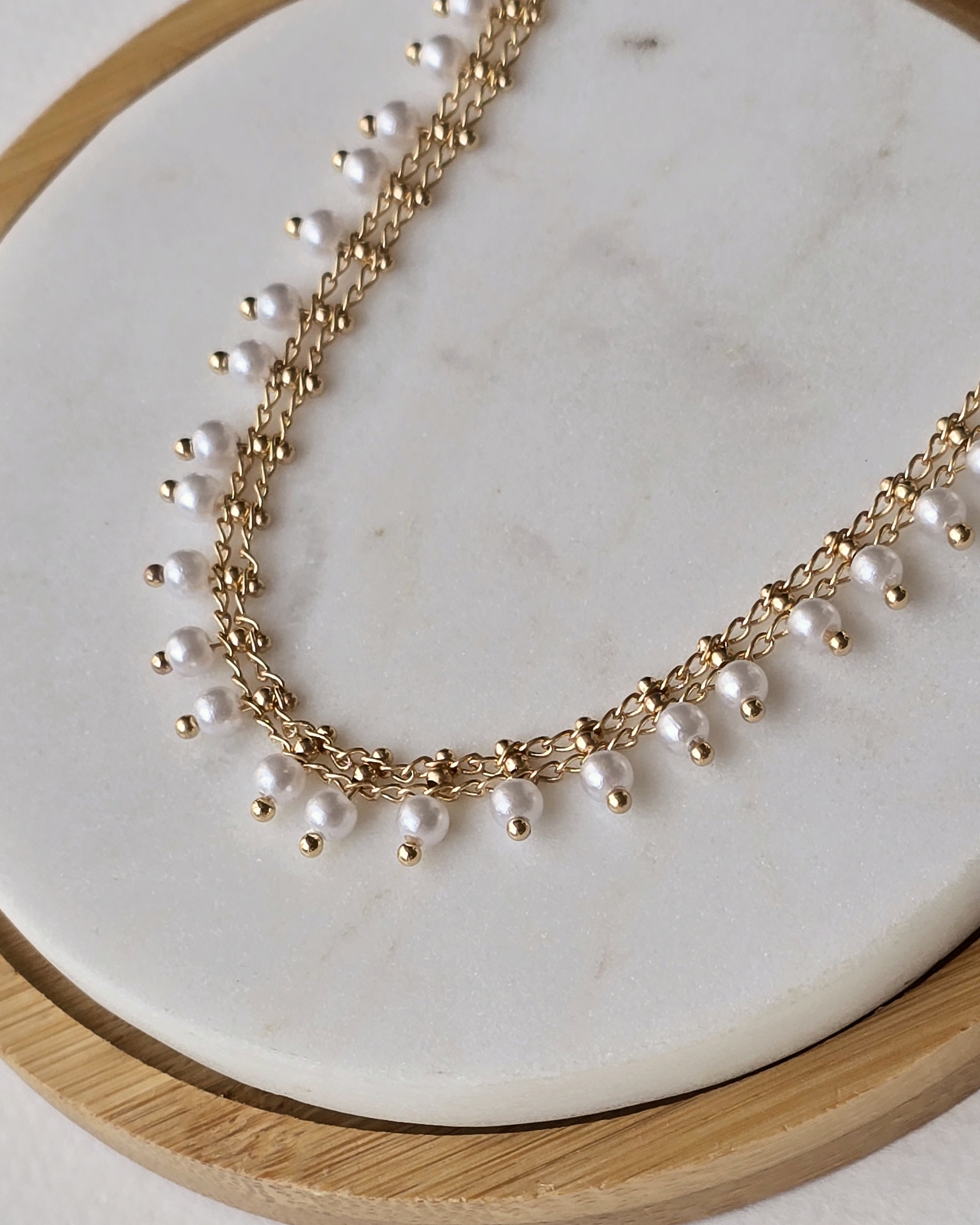 Choker perlas