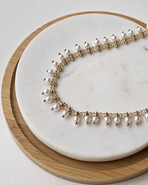 Choker perlas