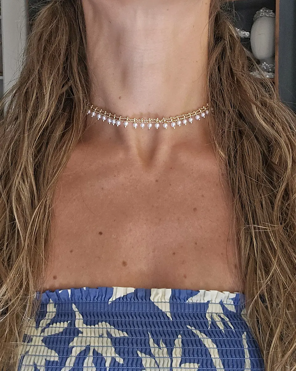 Choker perlas 3