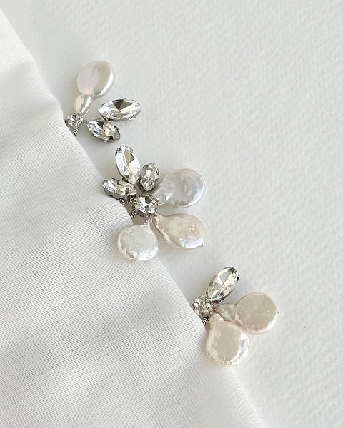 Set pins perlas y brillos