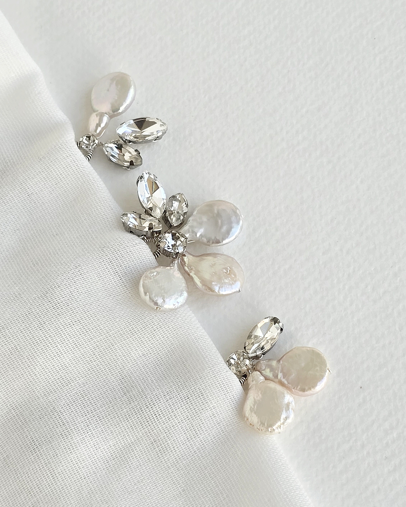 Set pins perlas y brillos