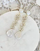 Aros perlas con circonita oro - Miniatura 3
