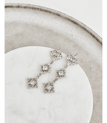 Aros vintage de circonitas