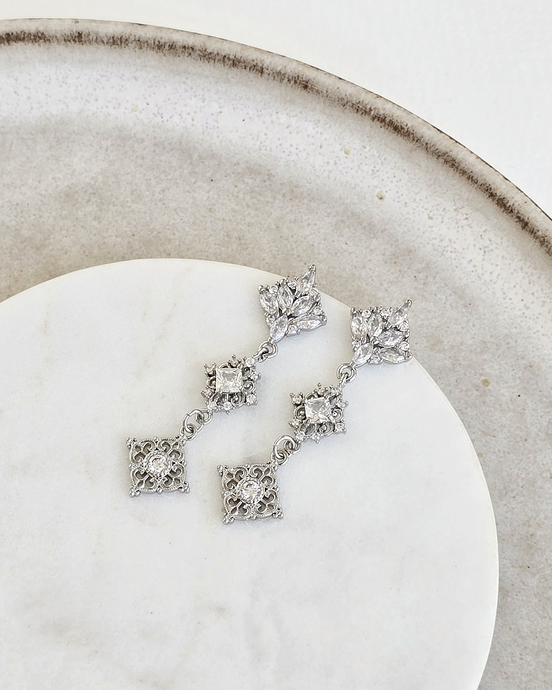 Aros vintage de circonitas