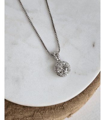 Collar punto de luz grande colgante