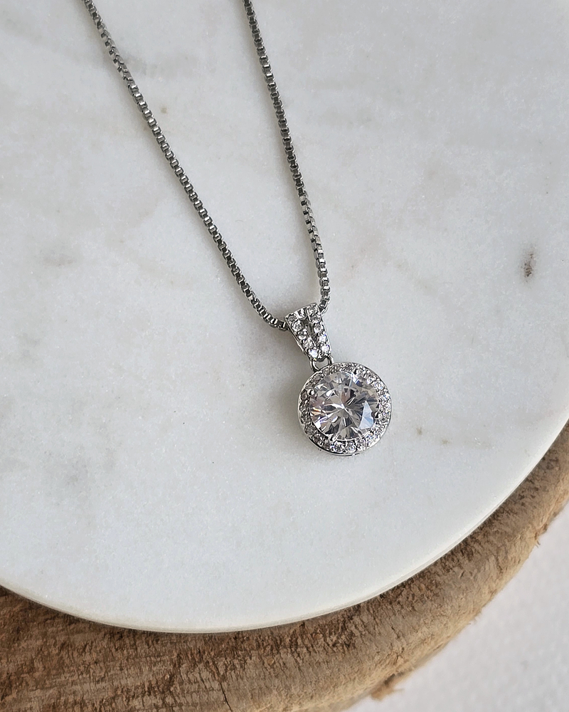 Collar punto de luz grande colgante